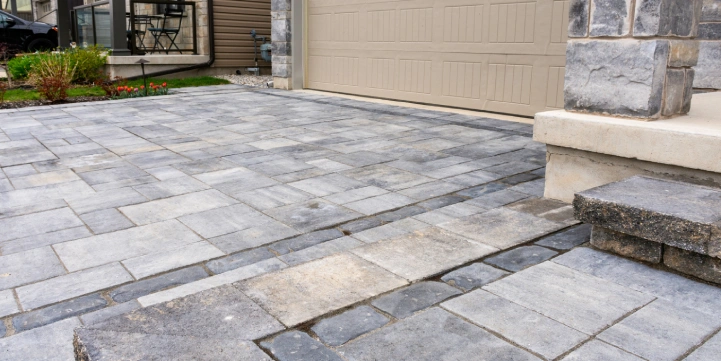 Custom paver driveways in Indianapolis