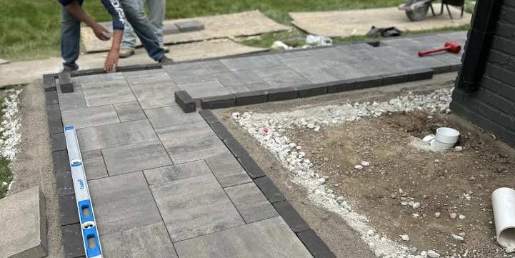 Custom paver walkways in Indianapolis