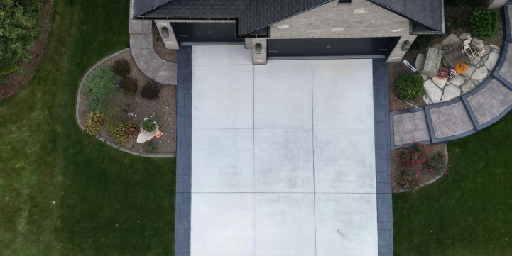 Durable concrete driveways in Indianapolis built for long-lasting performance, smooth finishes, and enhanced curb appeal